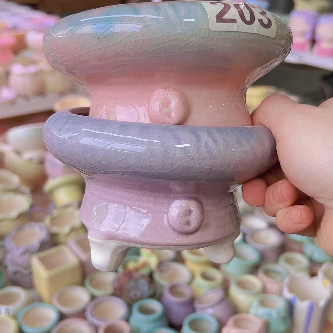 陶瓷花盆当场满12包邮