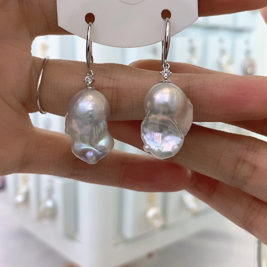 淡水珍珠颈饰银S925镶嵌简**单