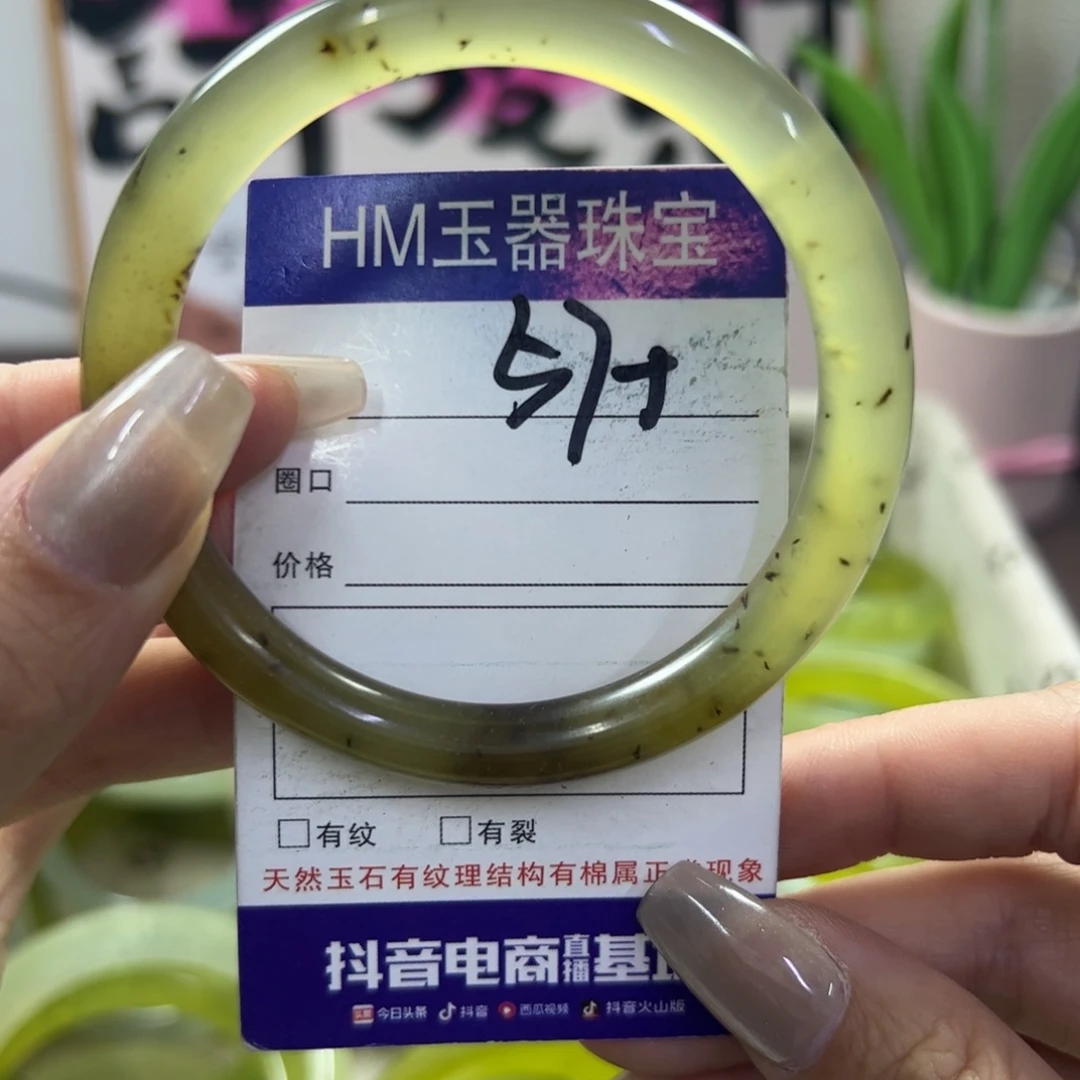 蛇纹石玉手镯未镶嵌574