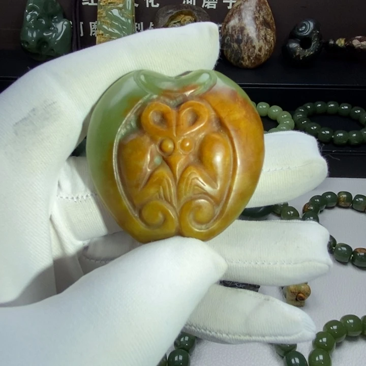 岫岩河磨玉（透闪石质玉）未镶嵌颈饰