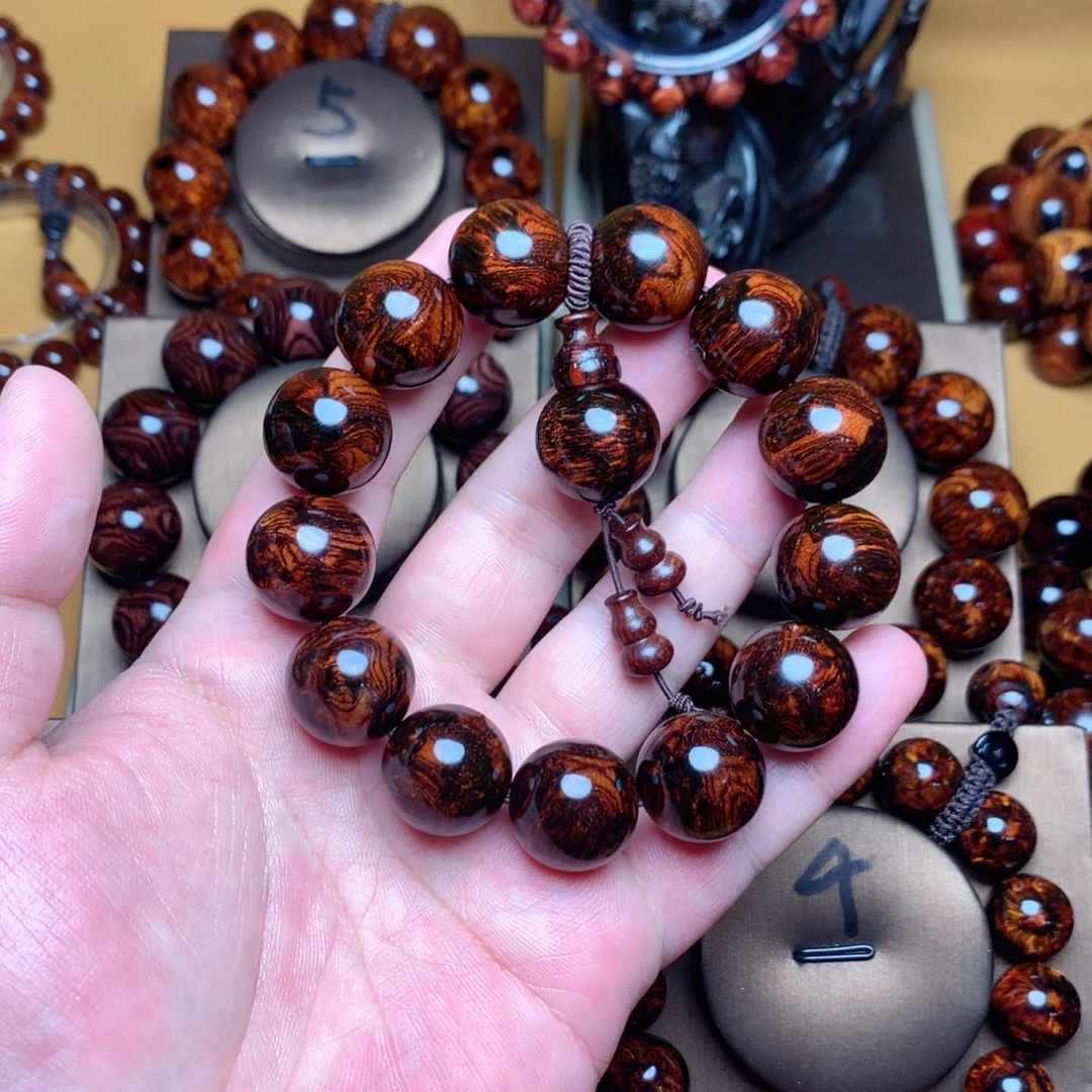 黄花梨/降香黄檀1.8红油底瘤疤火焰纹