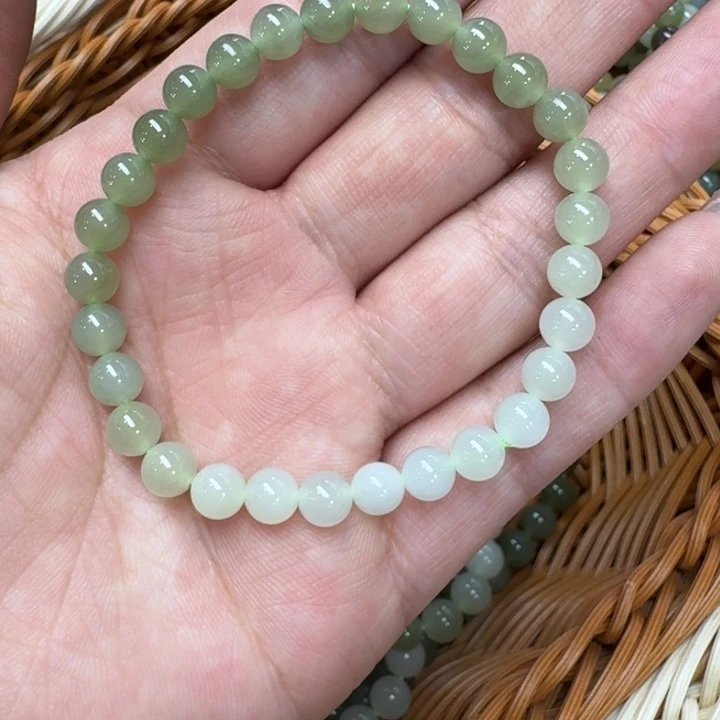 和田玉手链未镶嵌暗*