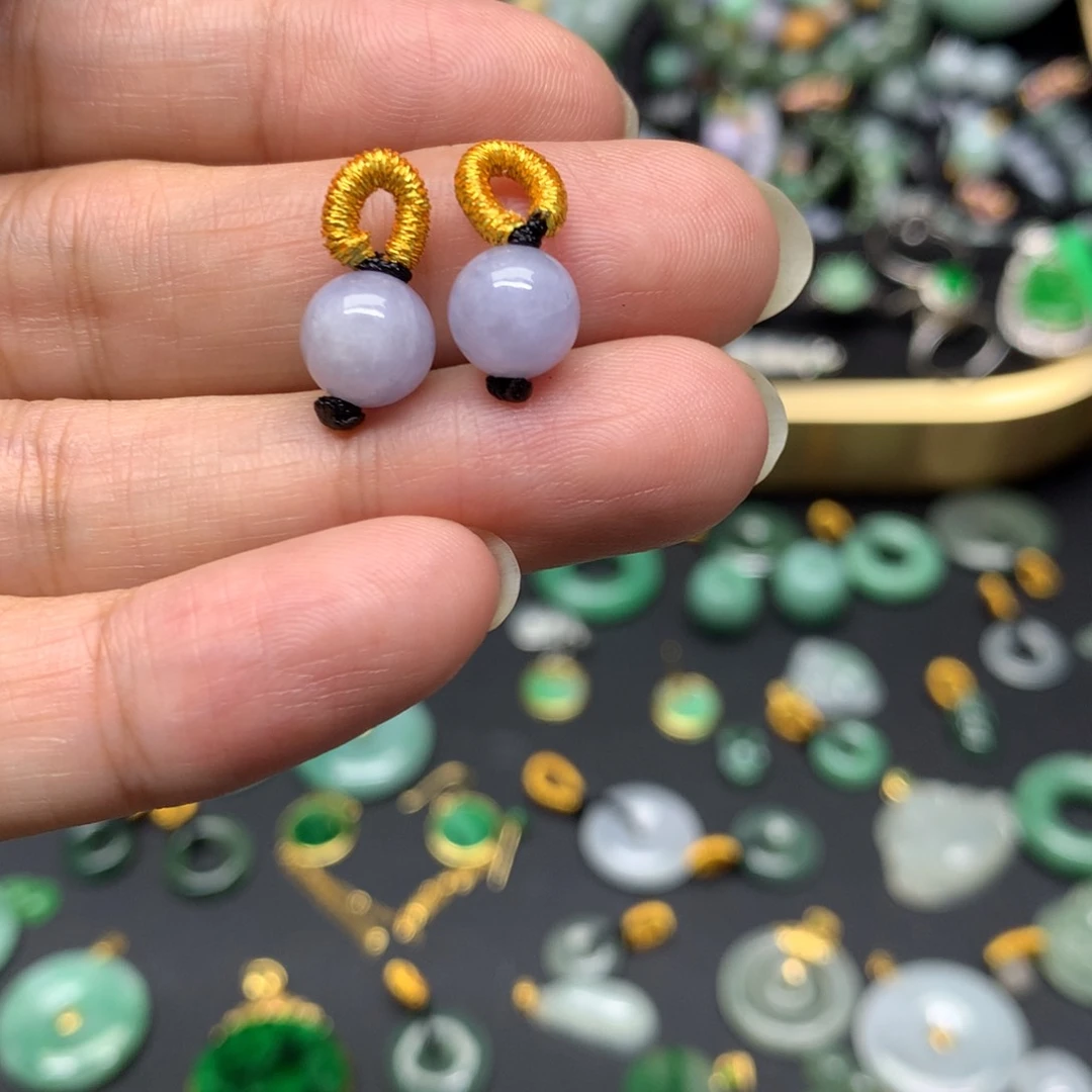 吊坠(不含链)未镶嵌翡翠有纹裂