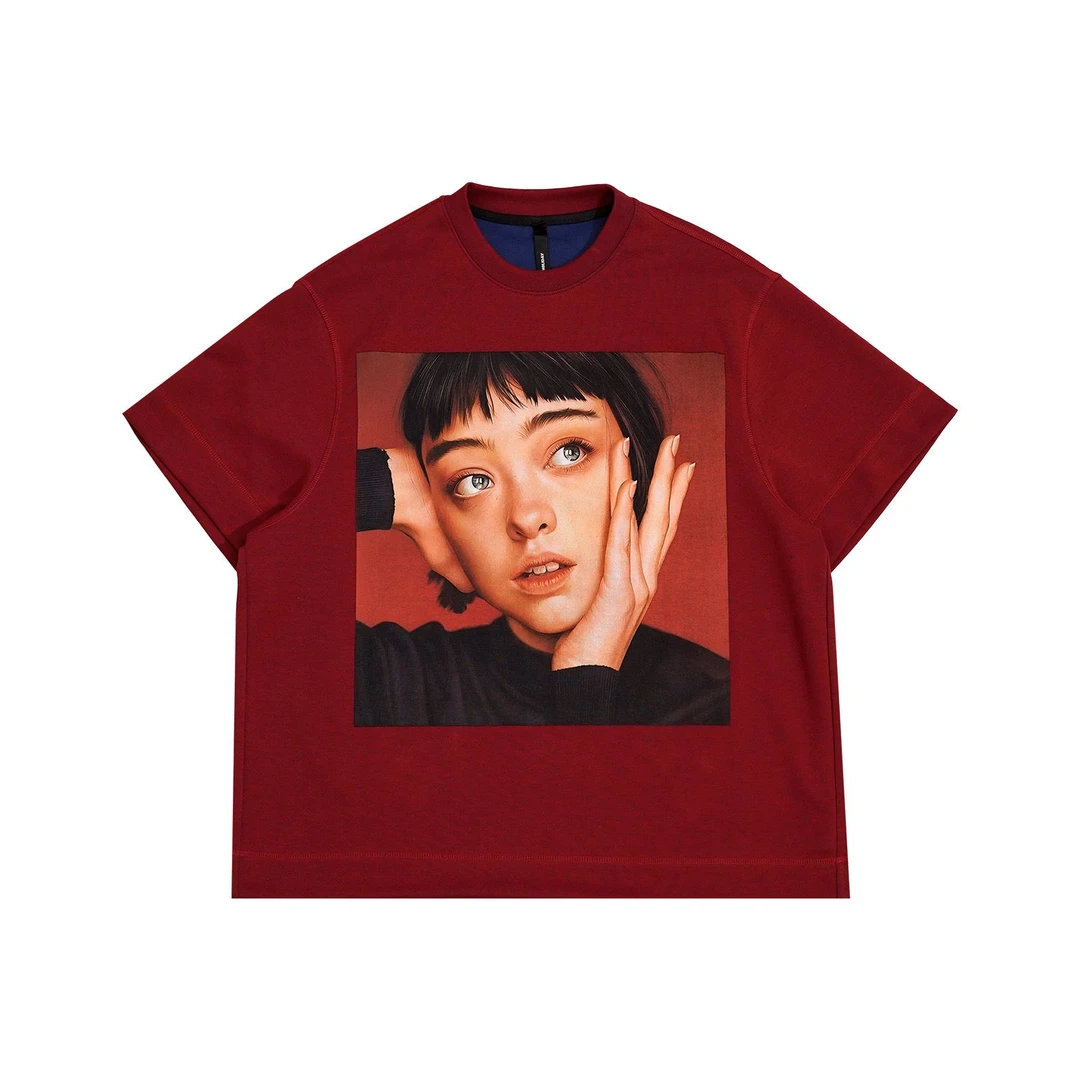 GG潮牌集合芯悟 25N春季ins运动款宽松休闲百搭印花T恤 151202