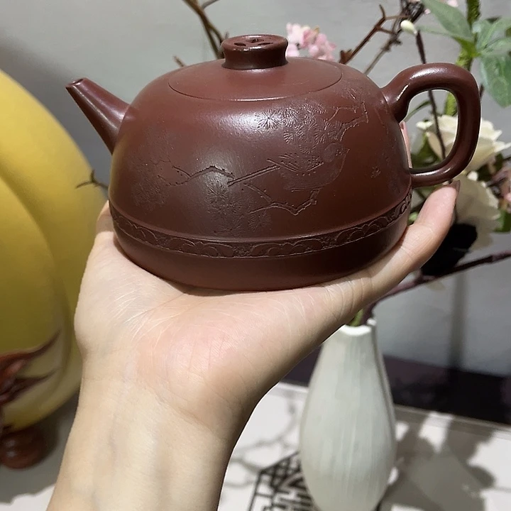 茶壶紫砂全手工打造