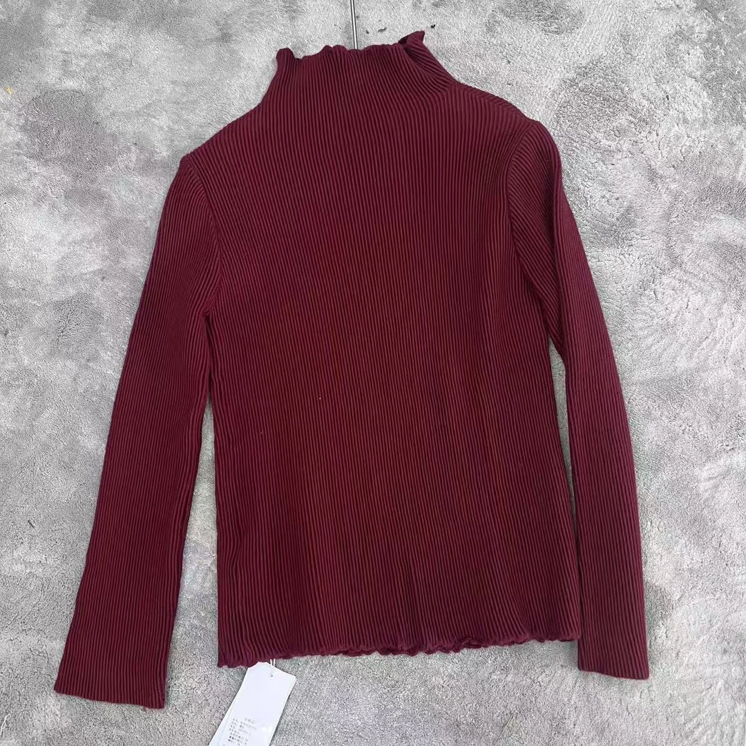 24秋冬韩版烟囱领简约套头毛衣