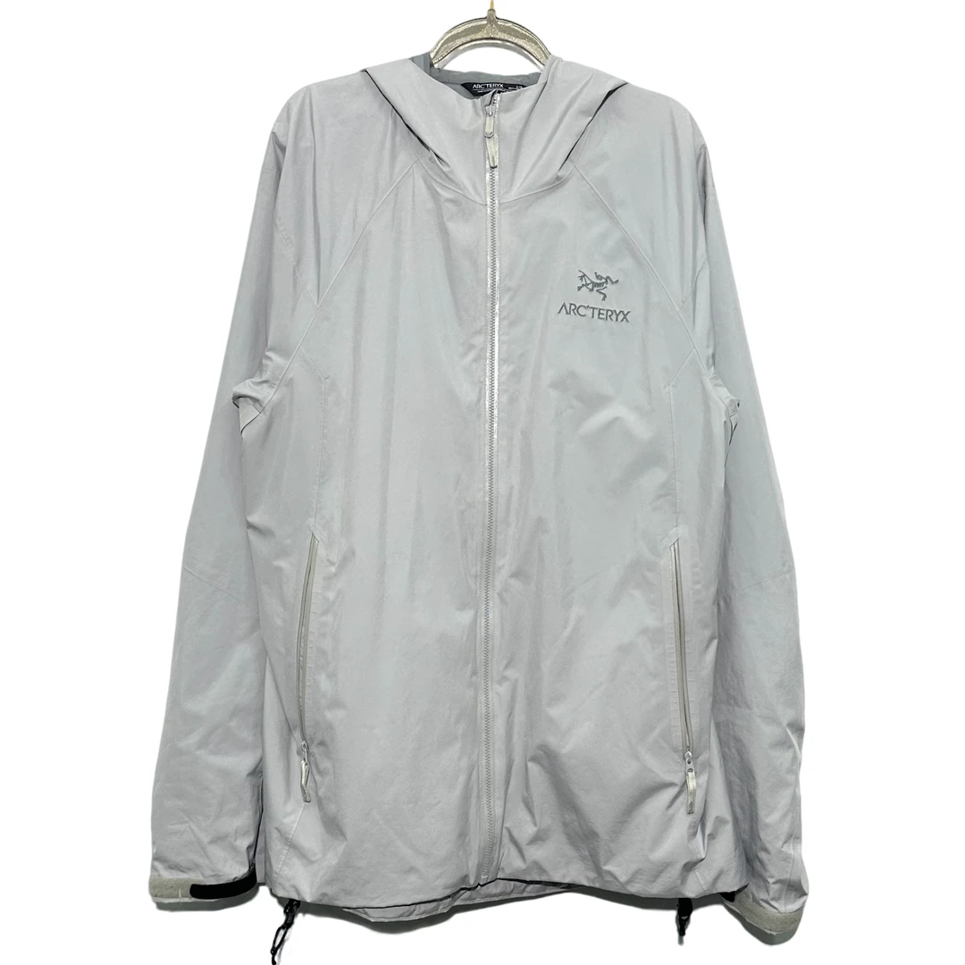 99新 ARC'TERYX/始祖鸟 L码 经典logo灰色夹克外套 0672