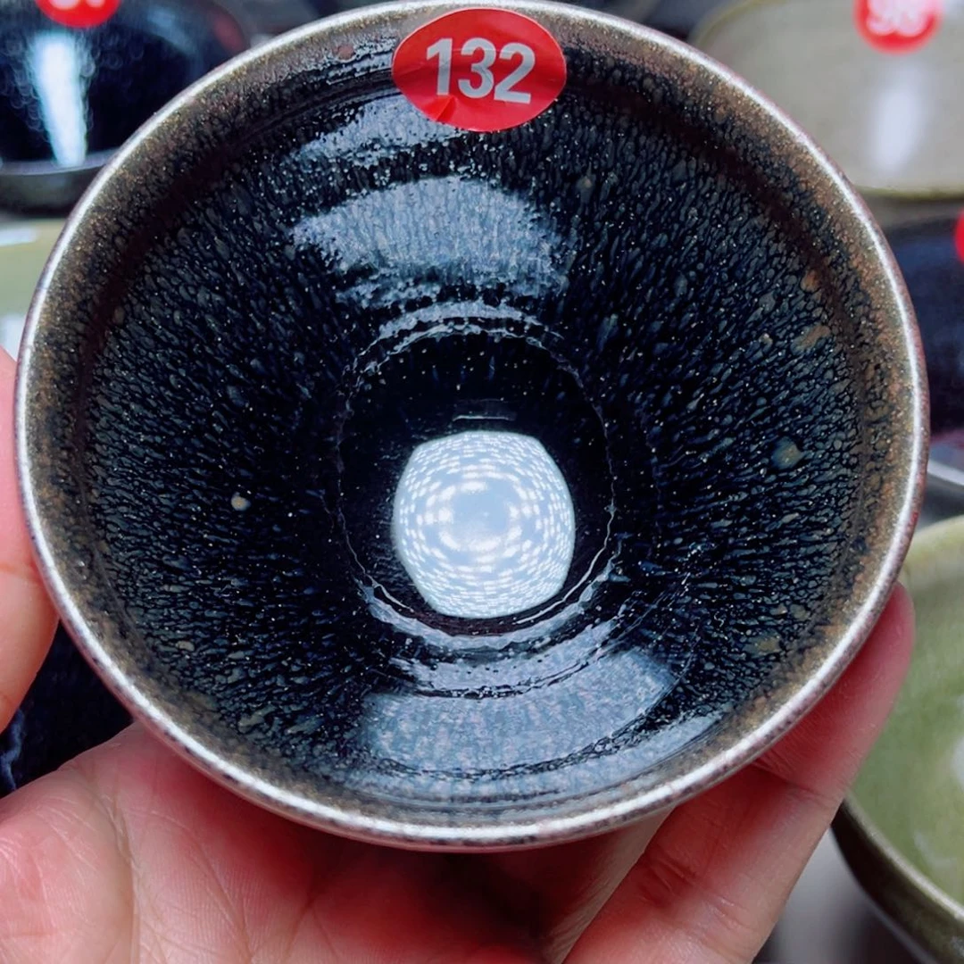 茶盏青御坊龙窑柴烧茶盏