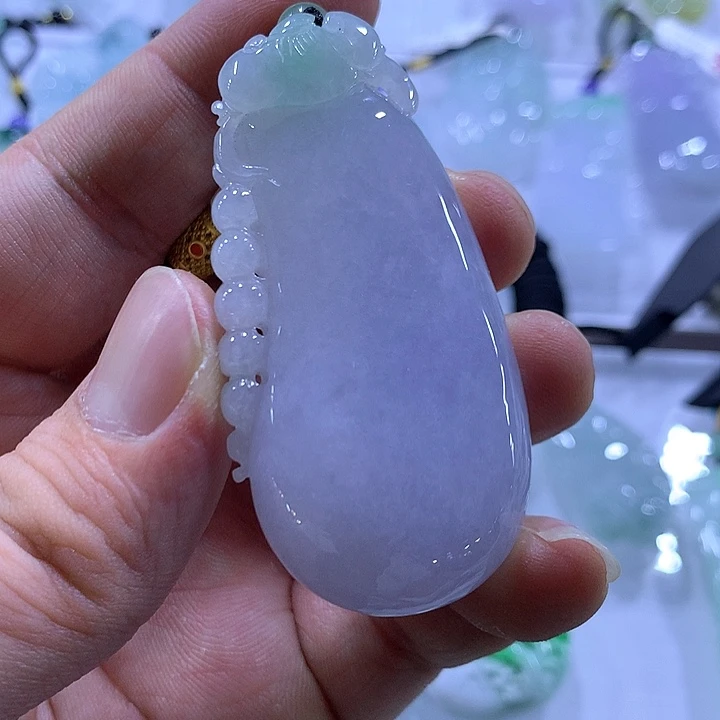 翡翠未镶嵌颈饰天然翡翠A货吊坠