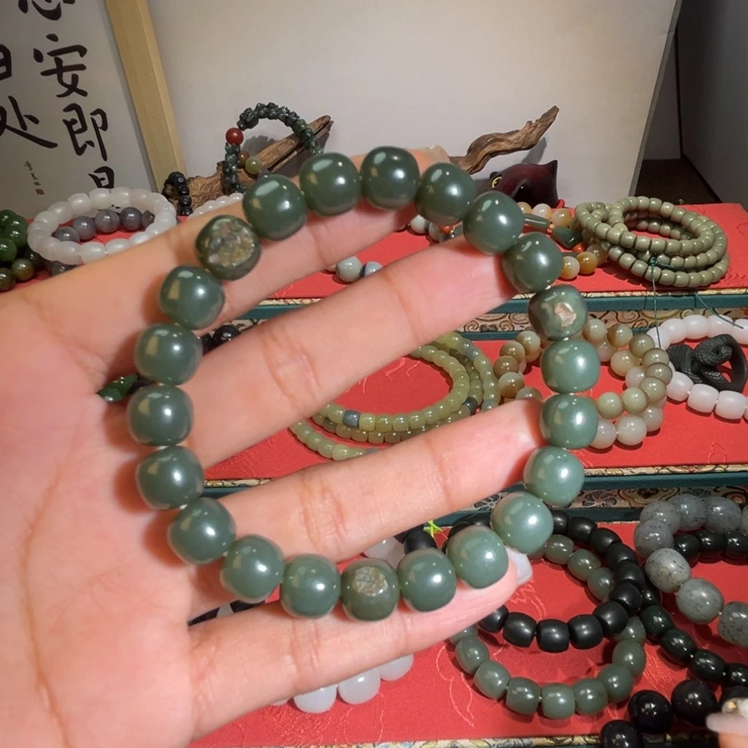 和田玉手链未镶嵌