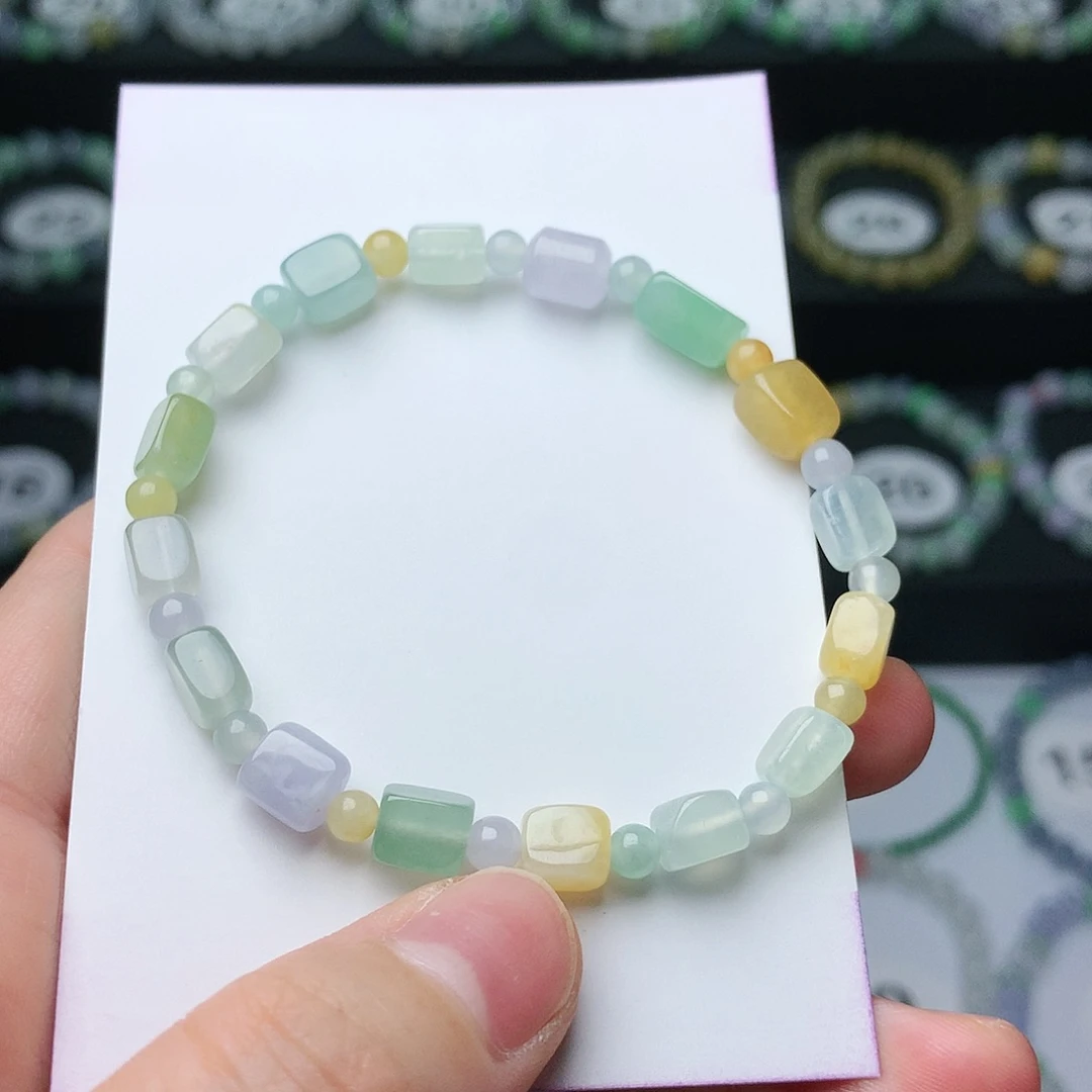 未镶嵌手链翡翠翡翠