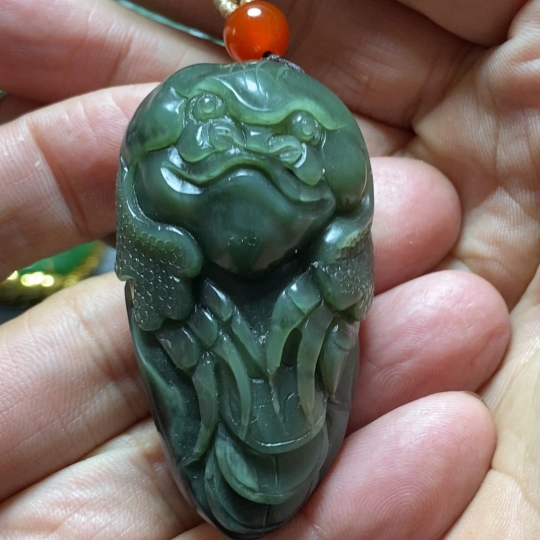 和田玉（碧玉）未镶嵌挂件