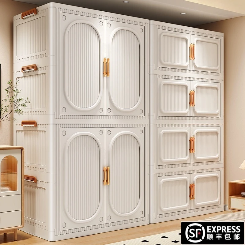 简易折叠衣柜家用卧室成人衣服收纳柜简易组装衣橱儿童衣柜储物柜