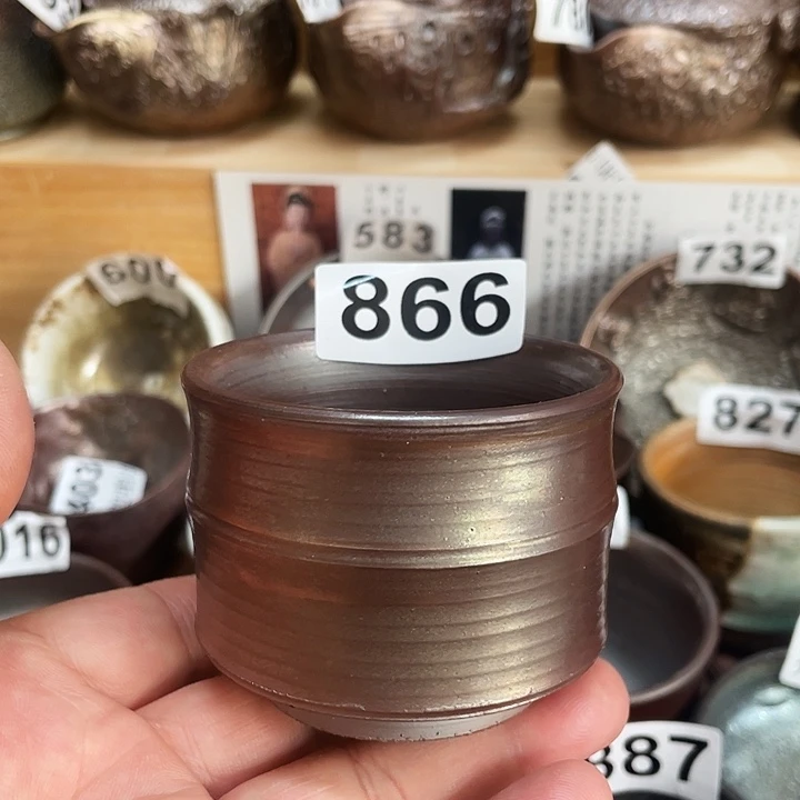 茶杯紫砂柴烧纯手工866