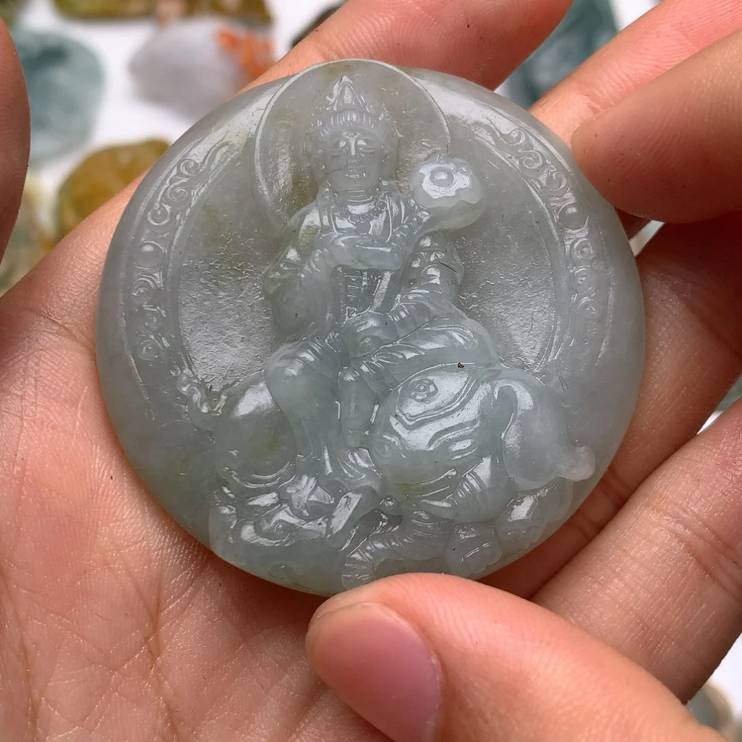 定制翡翠未镶嵌明**晟翡翠