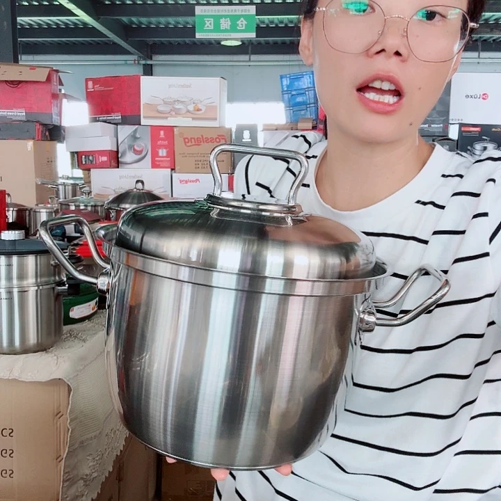 18-10不锈钢卡思24汤锅