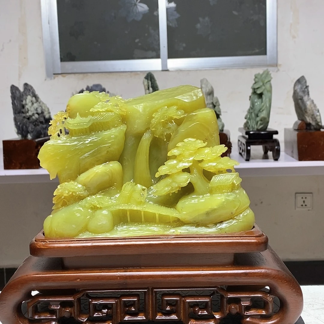 义***配玉玉未镶嵌居家摆件