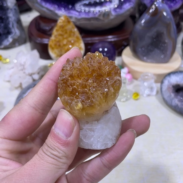 紫晶水晶软糖未镶嵌