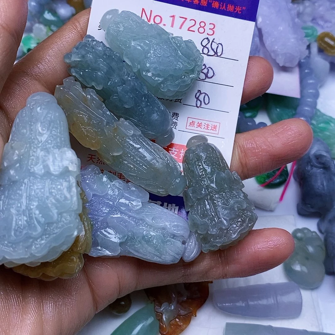 定制翡翠未镶嵌火**廖