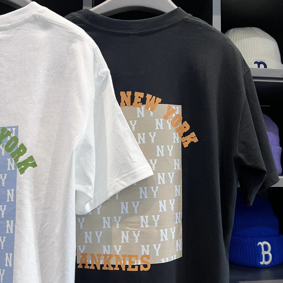 CLNKEL联名款老花圆领T恤男女同款简约百搭 妮妮