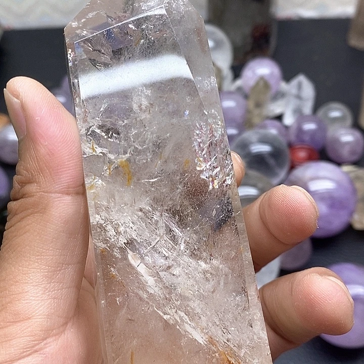 张***嘻水晶珠宝半成品未镶嵌195水晶石