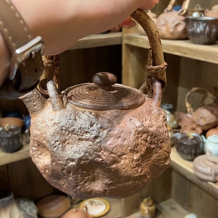 柴烧老岩泥高端茶器