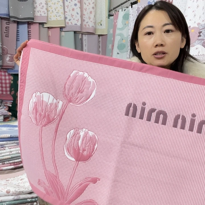 棉特价促销粉色郁金香