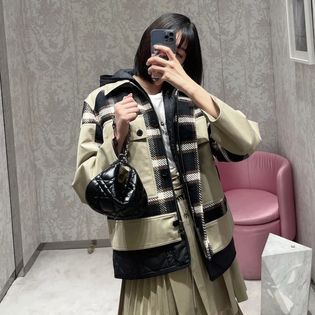 99新 DIOR/迪奥 两件套马甲大衣 36码 01702