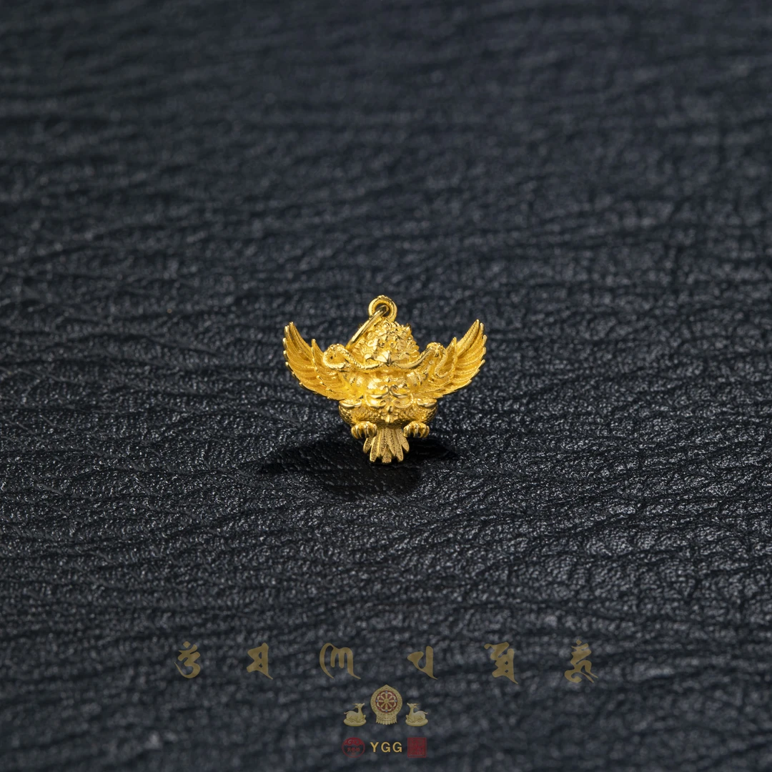 员格格TJCF09/黄金18K金大鹏吊坠