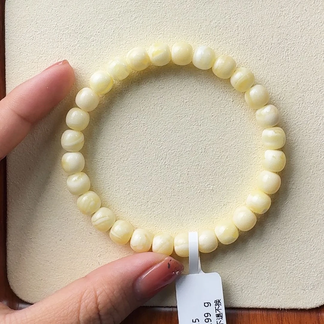 琥珀未镶嵌手链m6