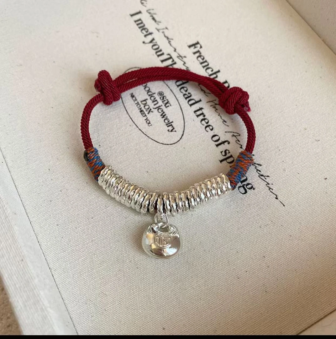045 红绳小福袋盘缠手链  精美时尚气质首饰 无礼盒