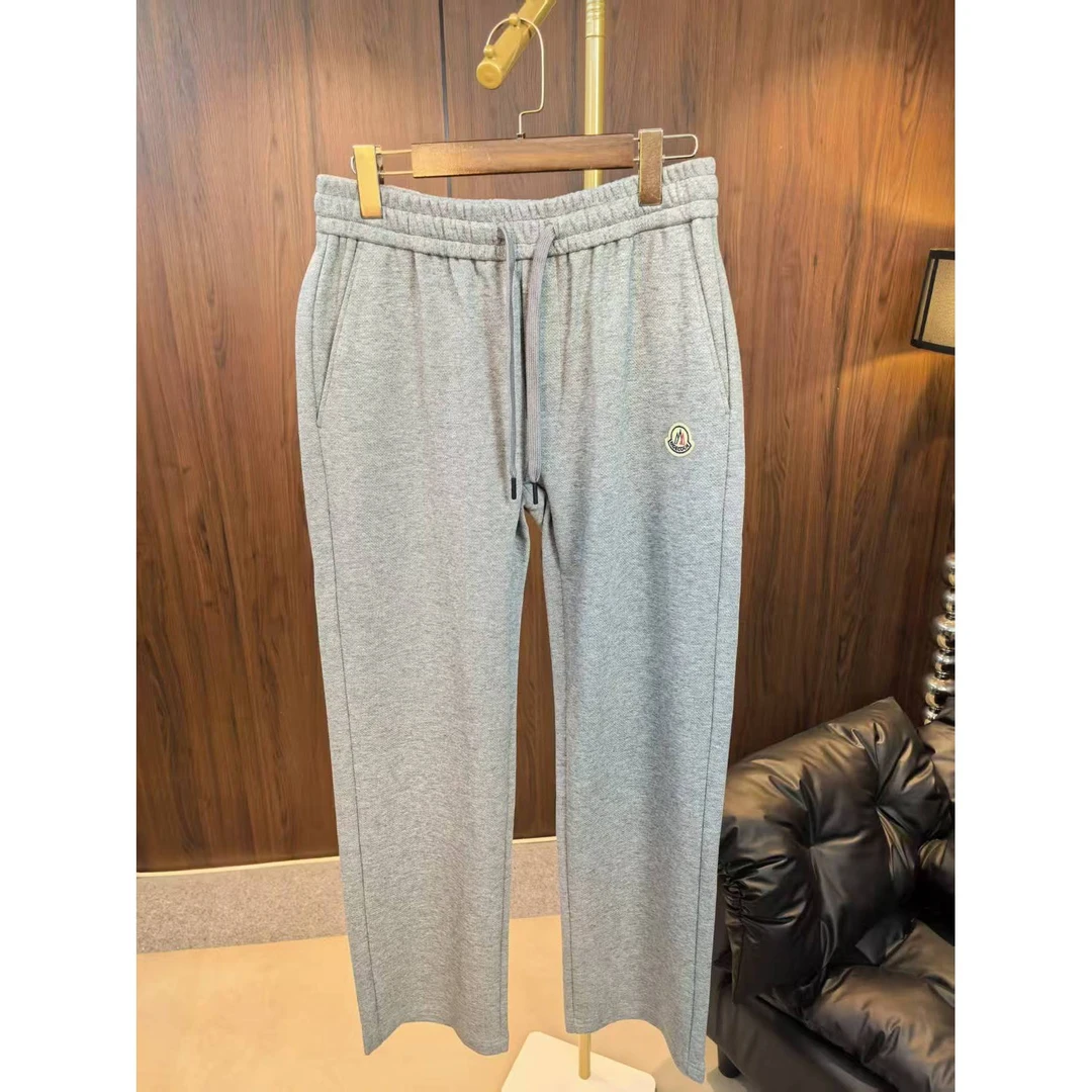 MDECOLN男女款三角标运动阔腿卫裤