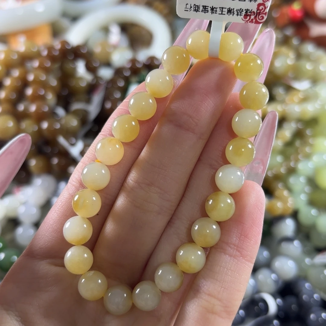 和田玉未镶嵌手链49