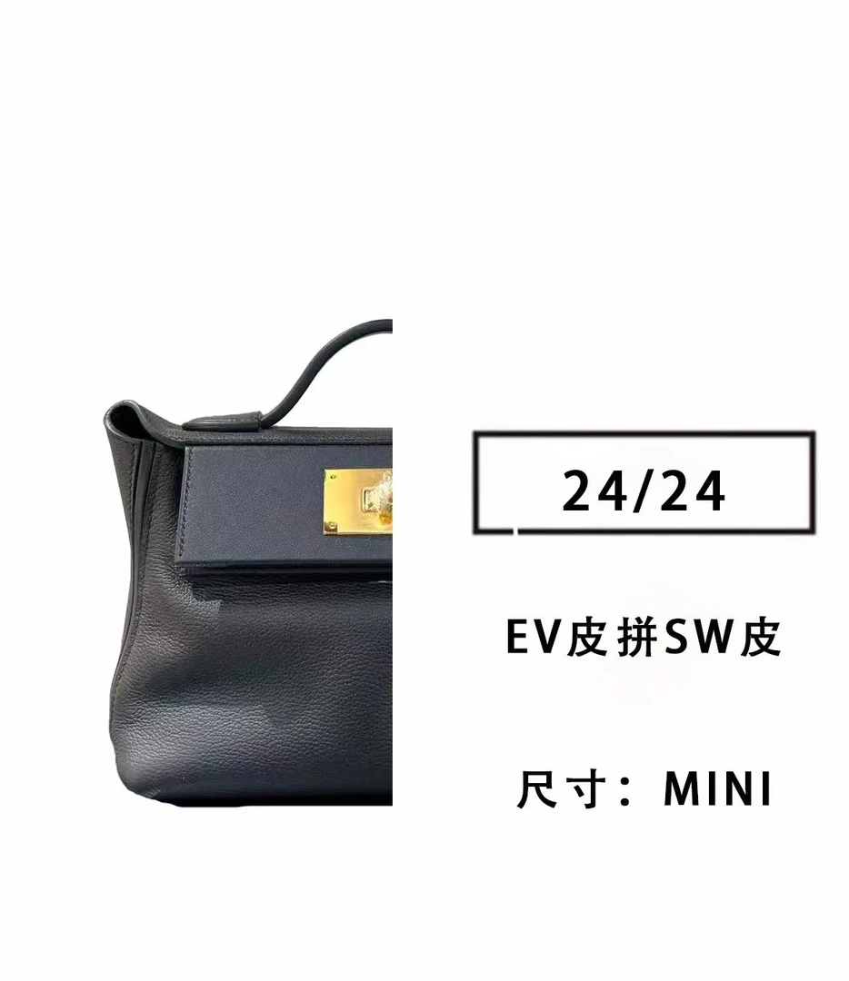 新款2424原厂皮料全手工缝制休闲真皮女包