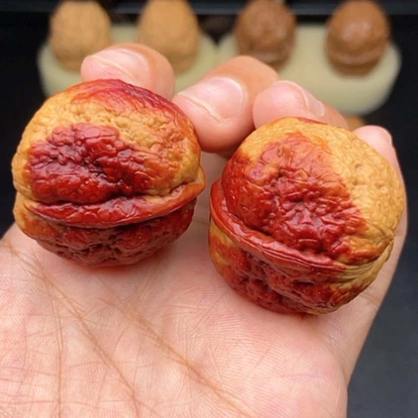 【闪购商品】文玩核桃把件34尺七彩肌肉小青蛙