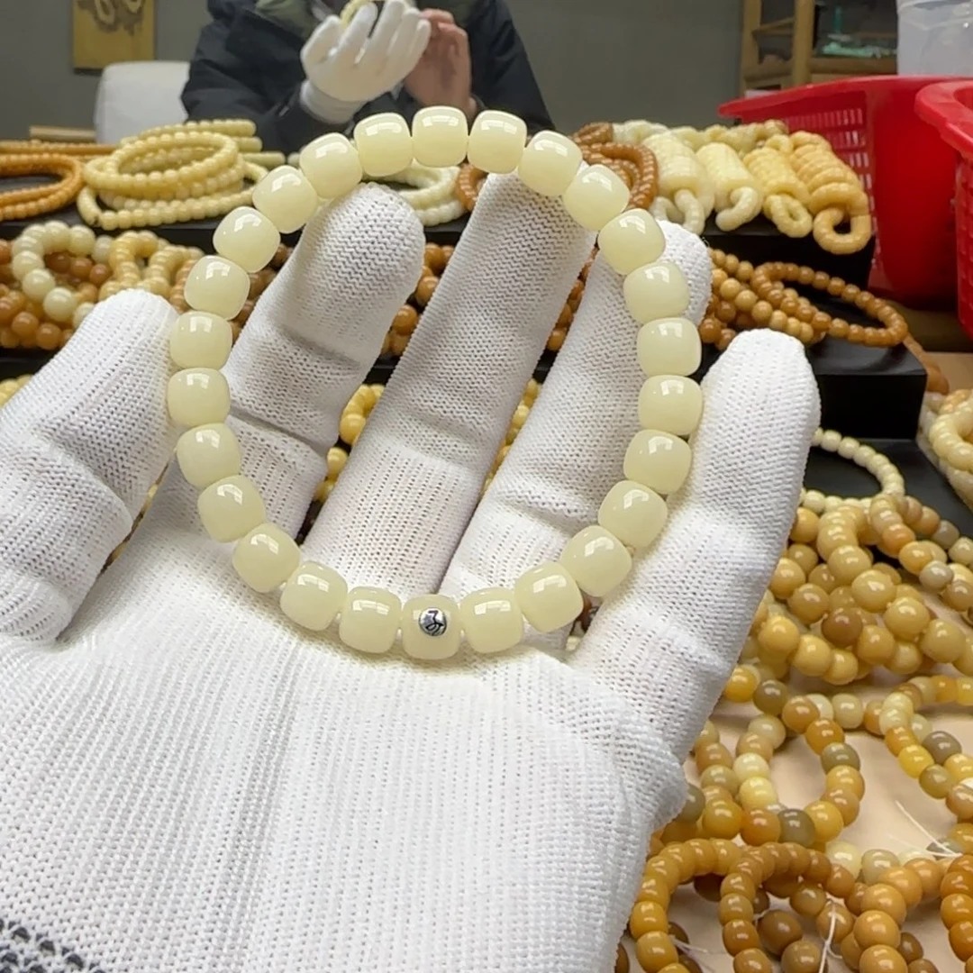 菩提根/象牙果手串8.9 5年 鬼工 霜降