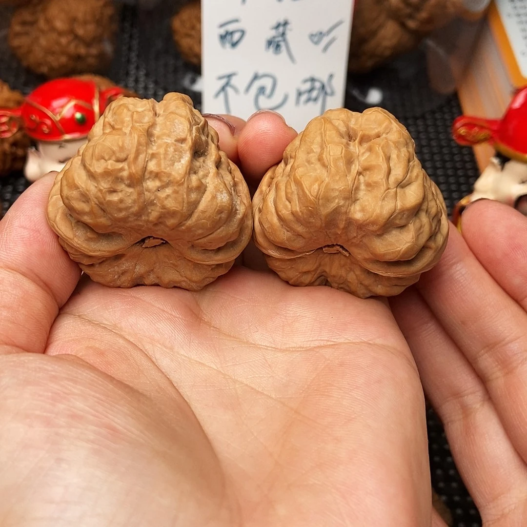 文玩核桃吊坠蛤蟆全品无修40