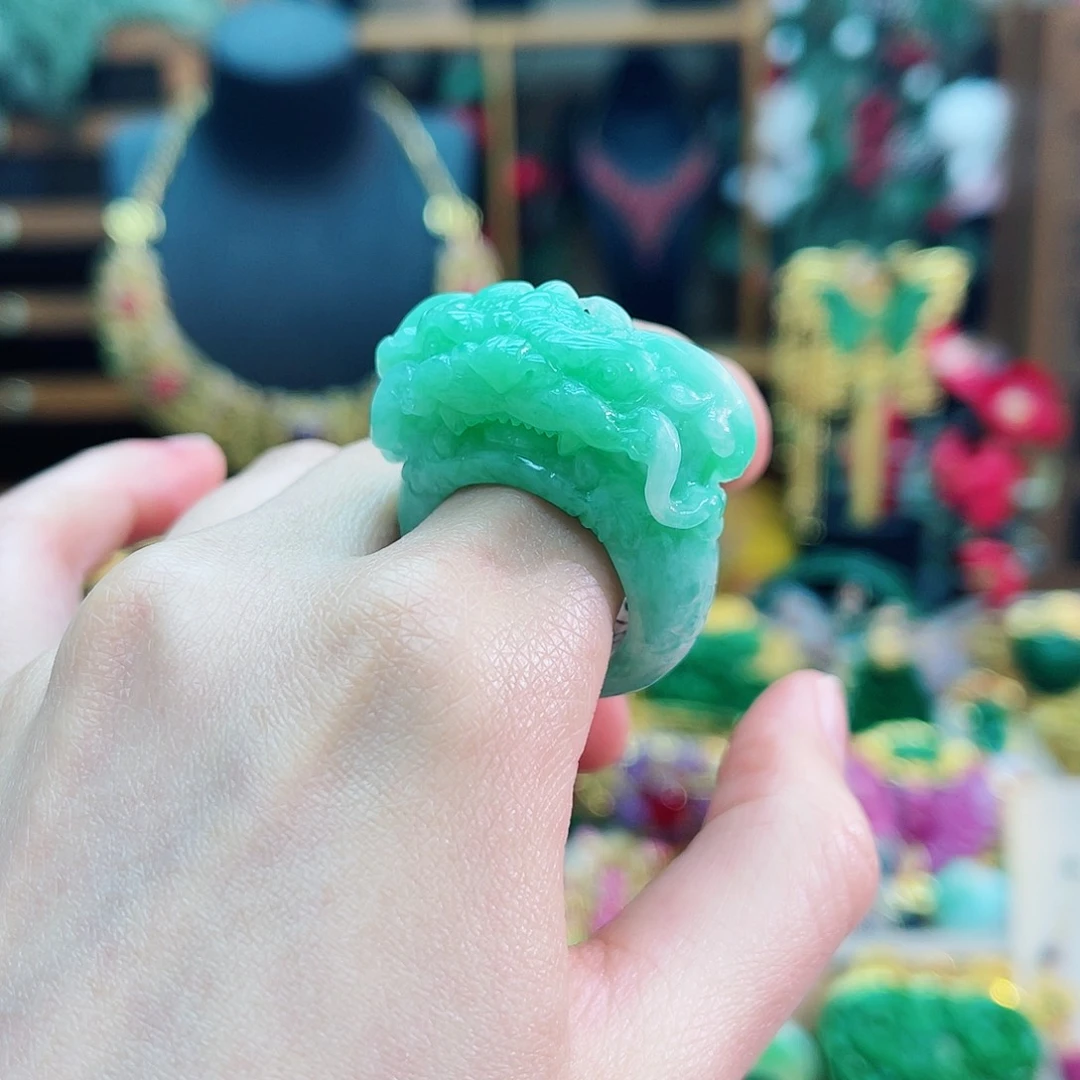 未镶嵌戒指翡翠48小时鉴赏期1