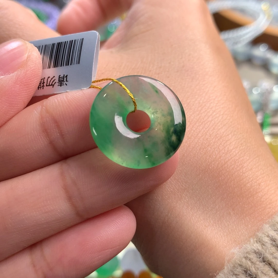 翡翠手链未镶嵌卡19.6～3.7