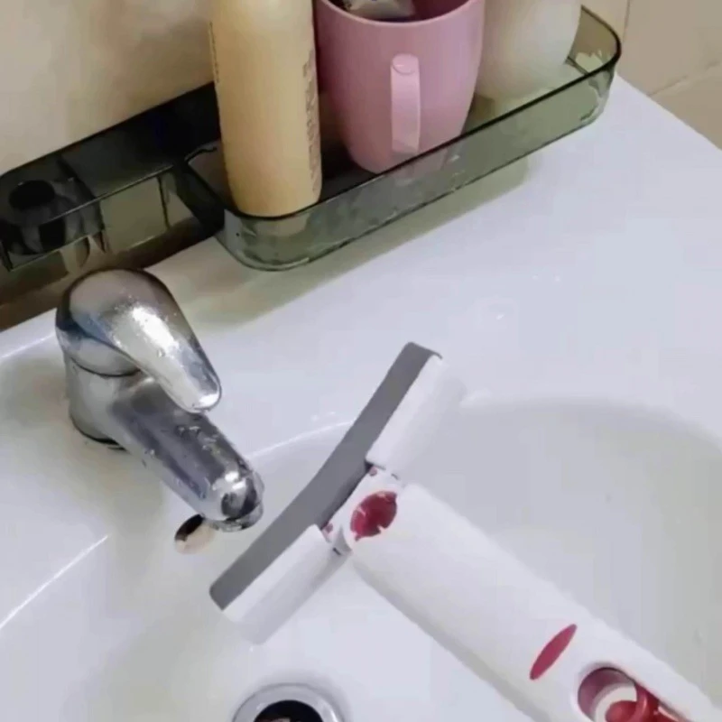 迷你小拖把手持免手洗海绵吸水卫生间厨房桌面懒人专用 代替抹布