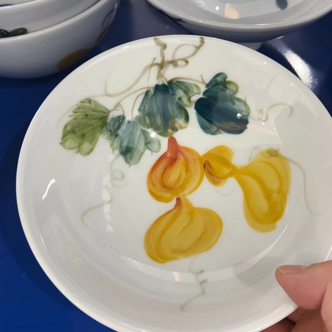 瓷片景德镇陶瓷手工手绘制作