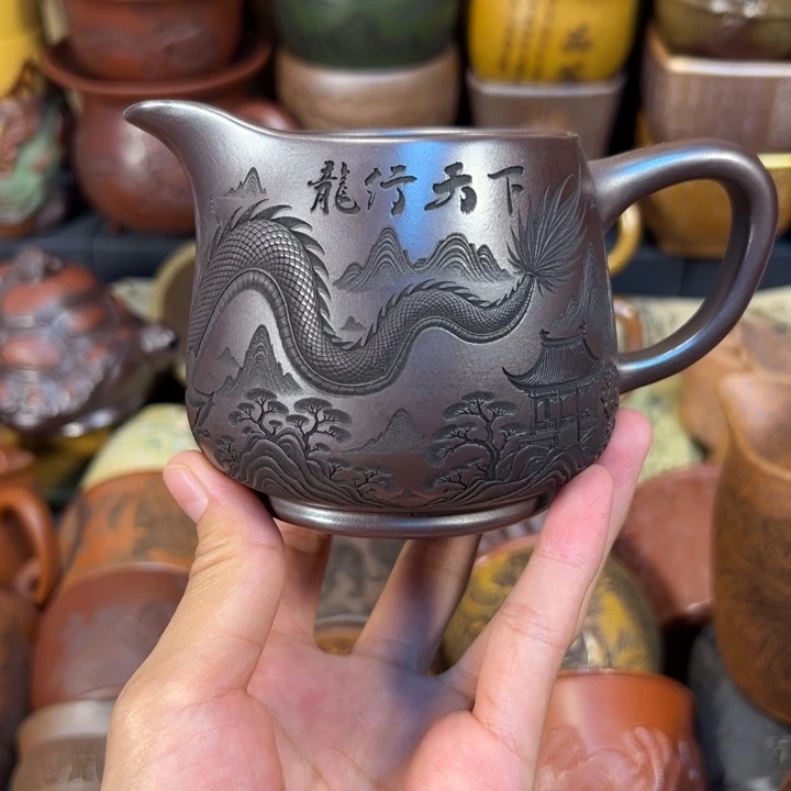 紫砂茶杯宜兴紫砂杯子