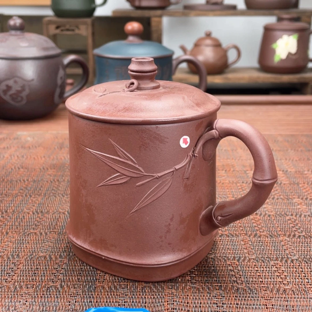 【闪购商品】紫砂茶杯宜兴原矿紫砂盖杯微瑕