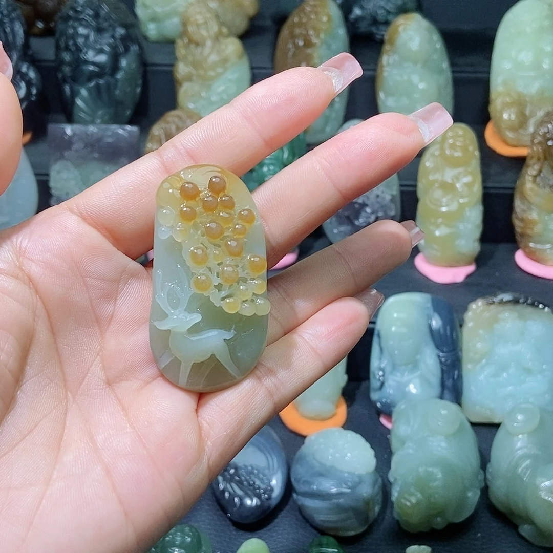 和田玉颈饰未镶嵌