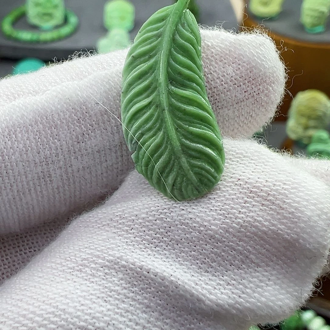 绿松石菜籽黄绿松石Z未镶嵌