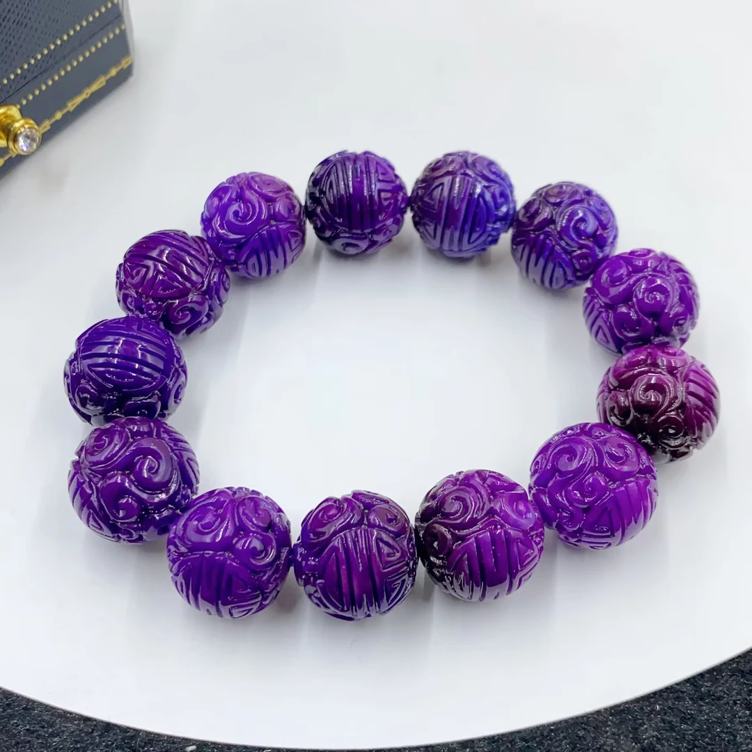 4760   紫色珠珠手串多样性发货