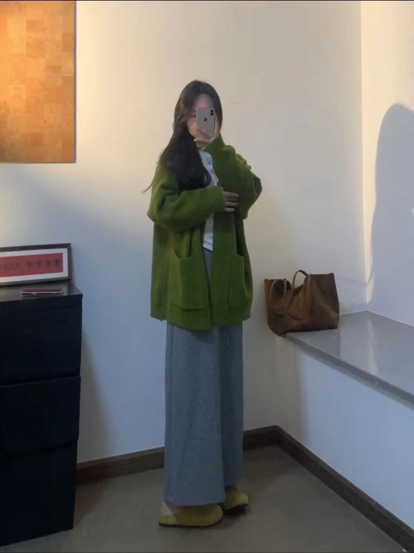 our/【秋日安全感】慵懒廓形  一衣多穿的百搭毛衣开衫