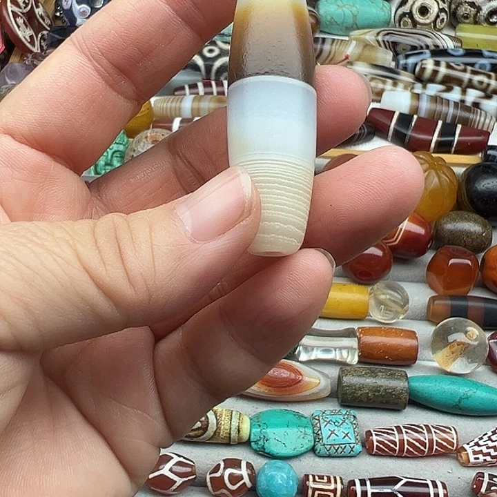 1***7玛瑙/玉髓合金颈饰