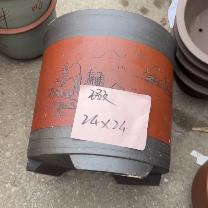 紫砂花盆特价商品