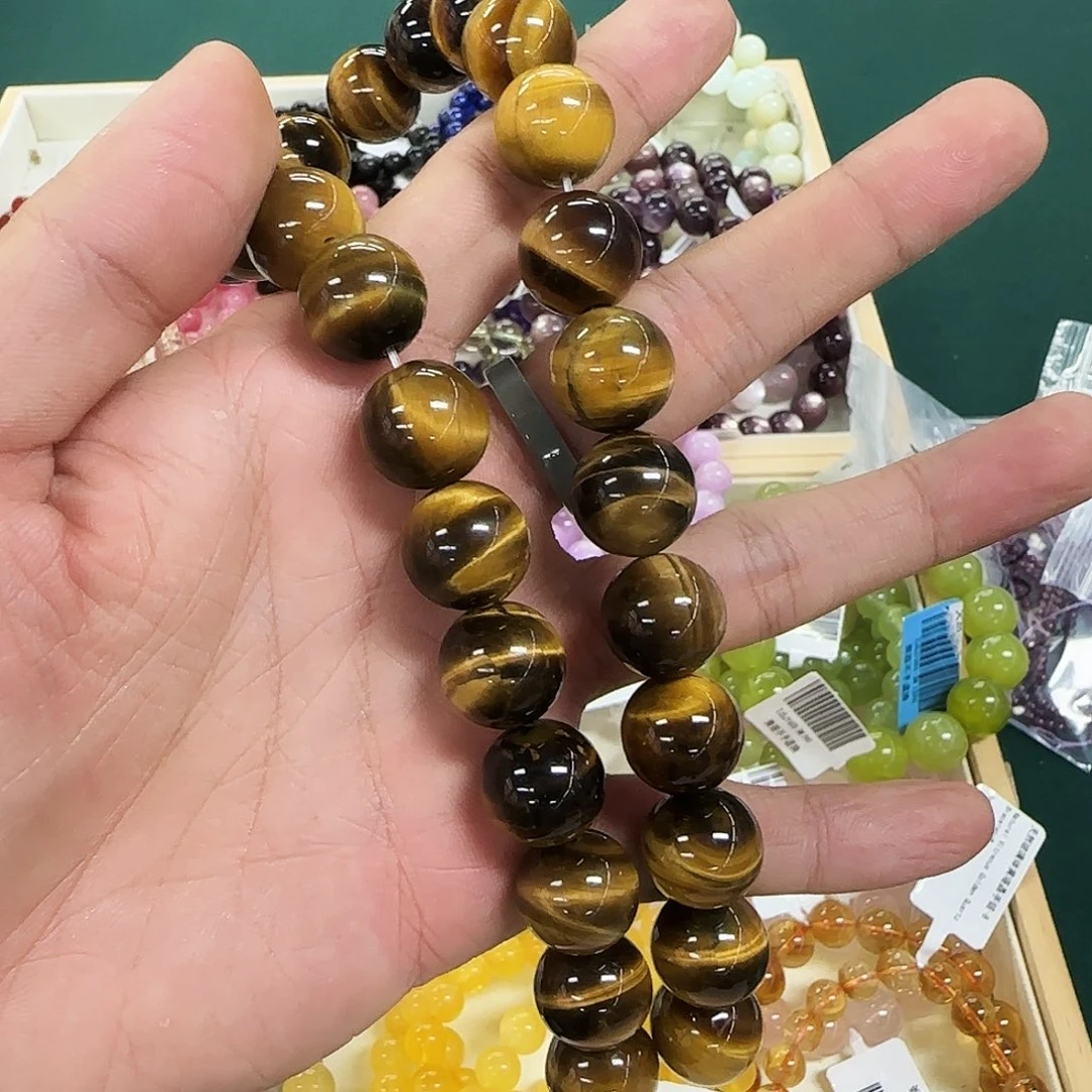 水晶未镶嵌手链卡14黄虎眼